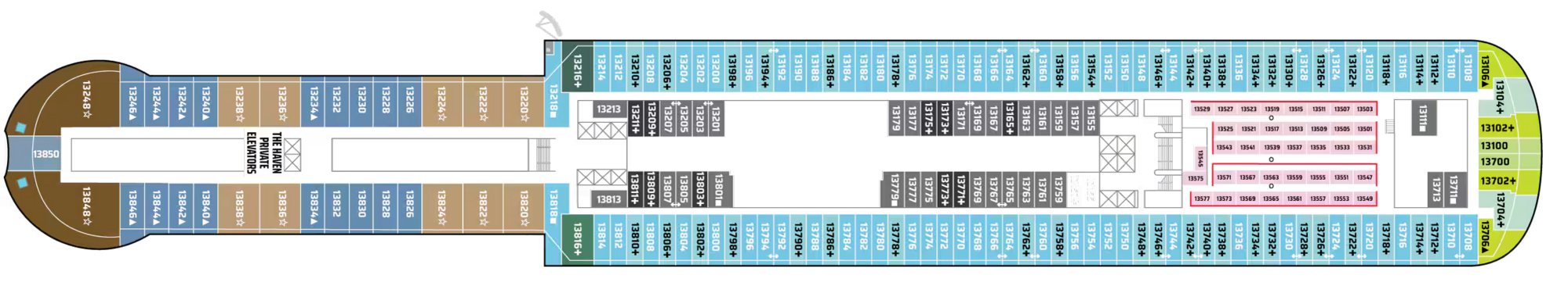 Deck 13 plan